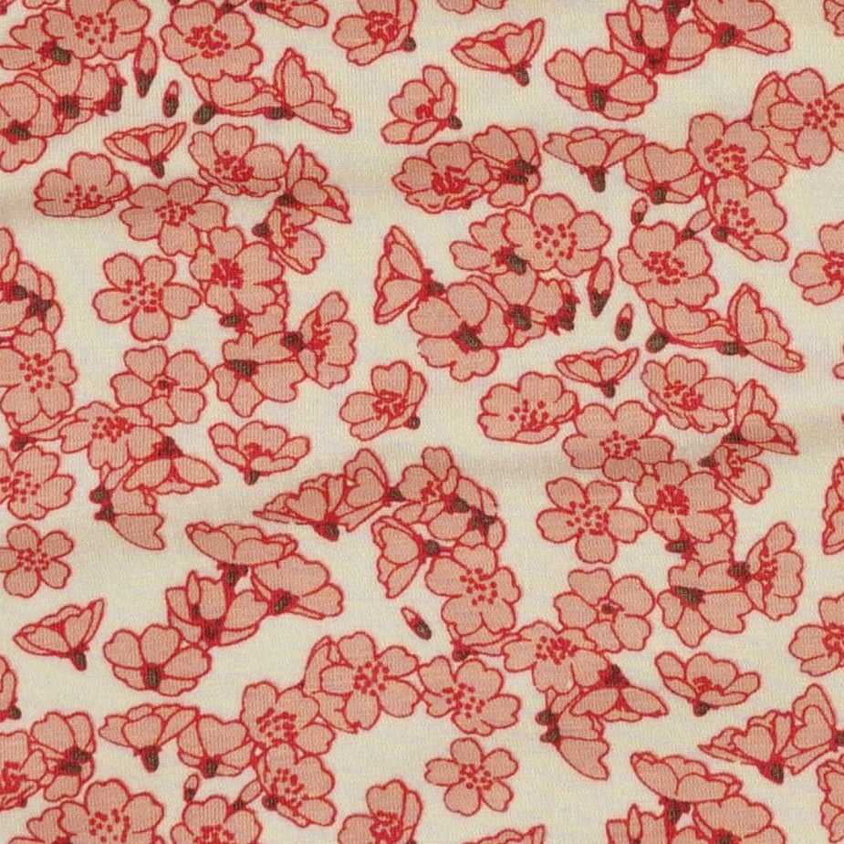 skinny tank + bike short set | cherry blossom scatter | bamboo