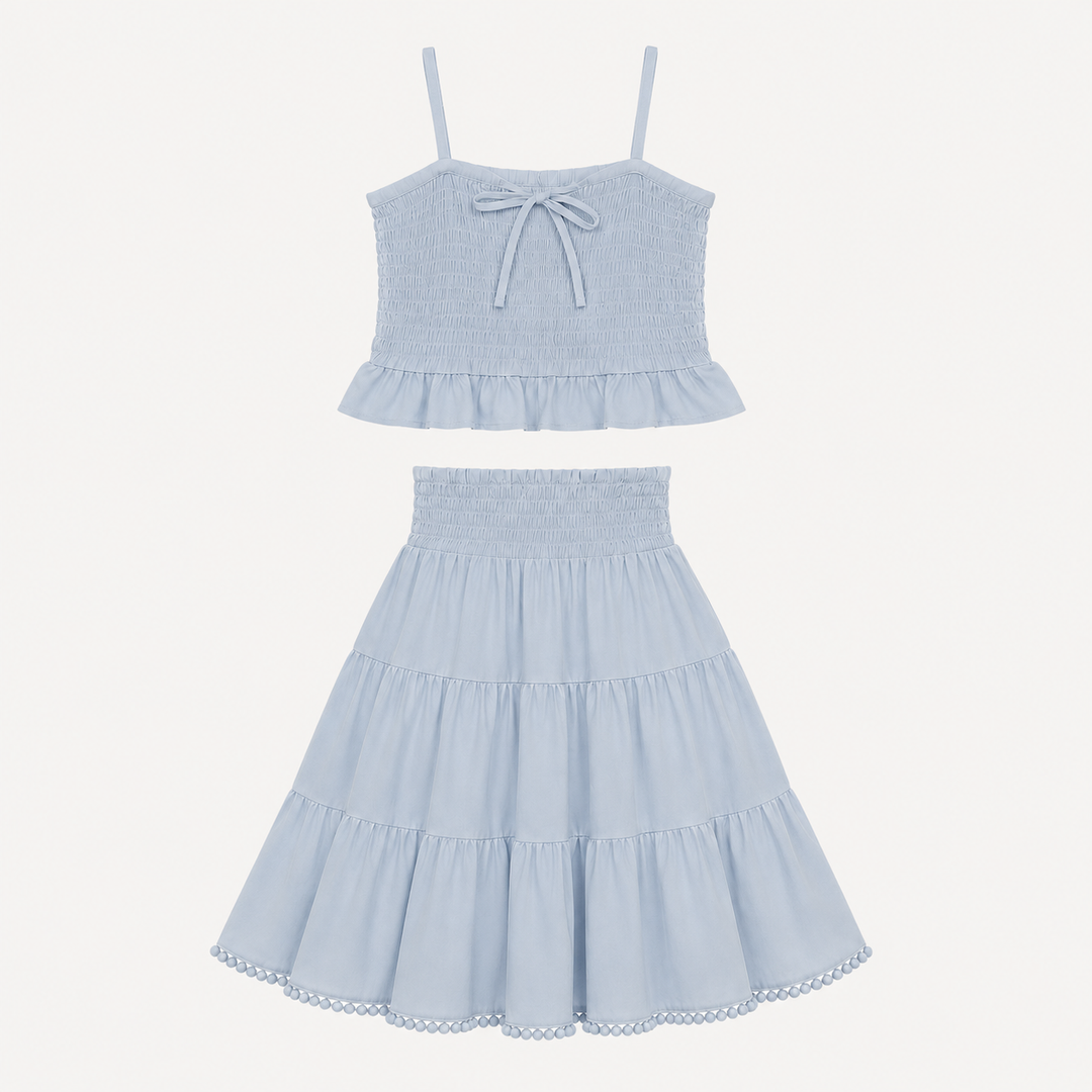 PREORDER clara set | air | organic cotton interlock