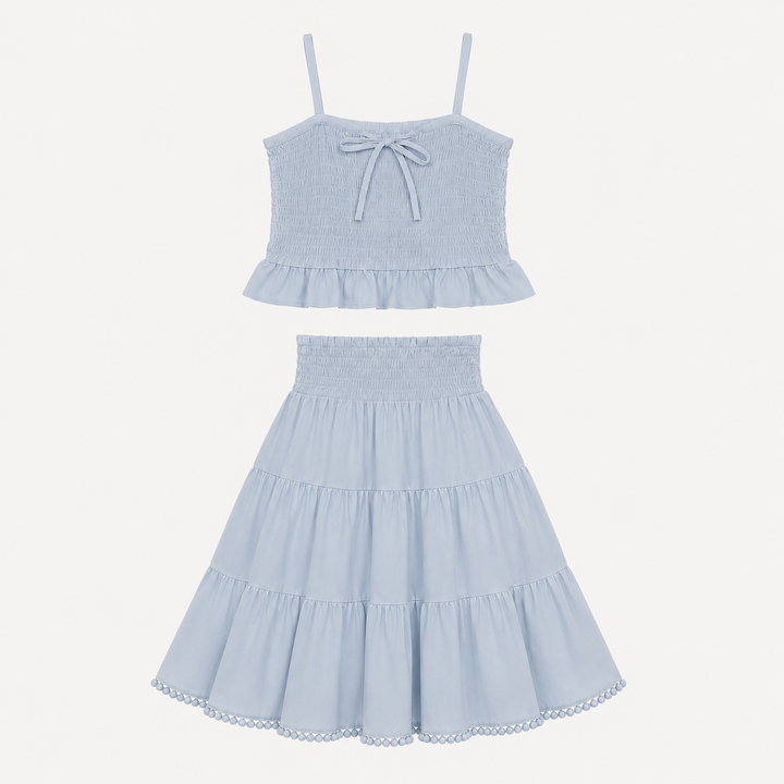 PREORDER clara set | air | organic cotton interlock