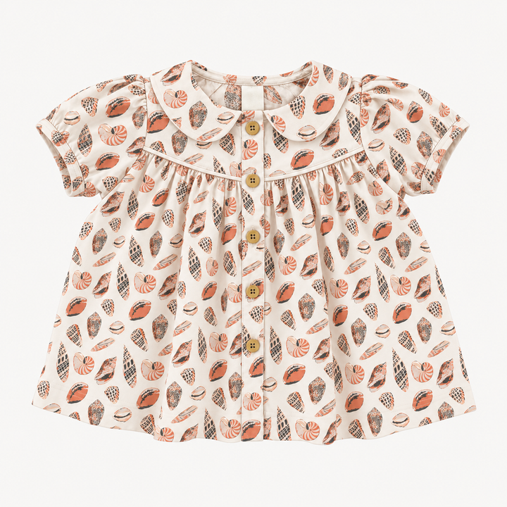 PREORDER short sleeve cowgirl top | seashell | modal
