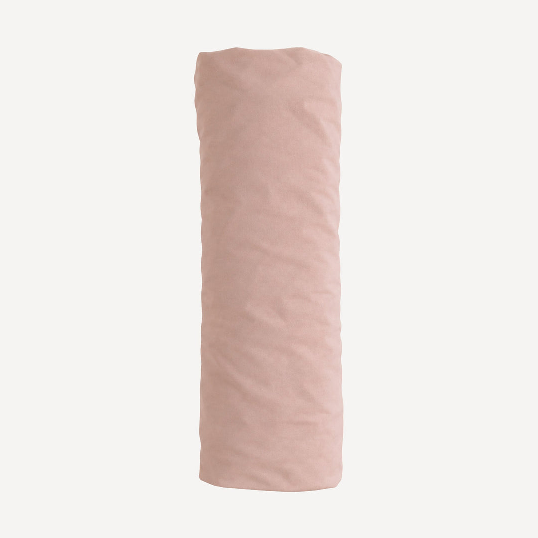 PREORDER crib sheet | rose smoke | bamboo