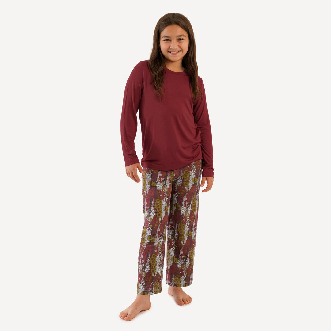 tween pj set | hollyhock | bamboo