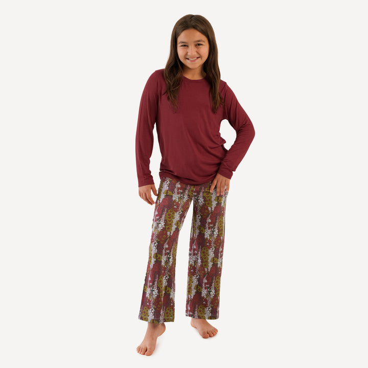tween pj set | hollyhock | bamboo
