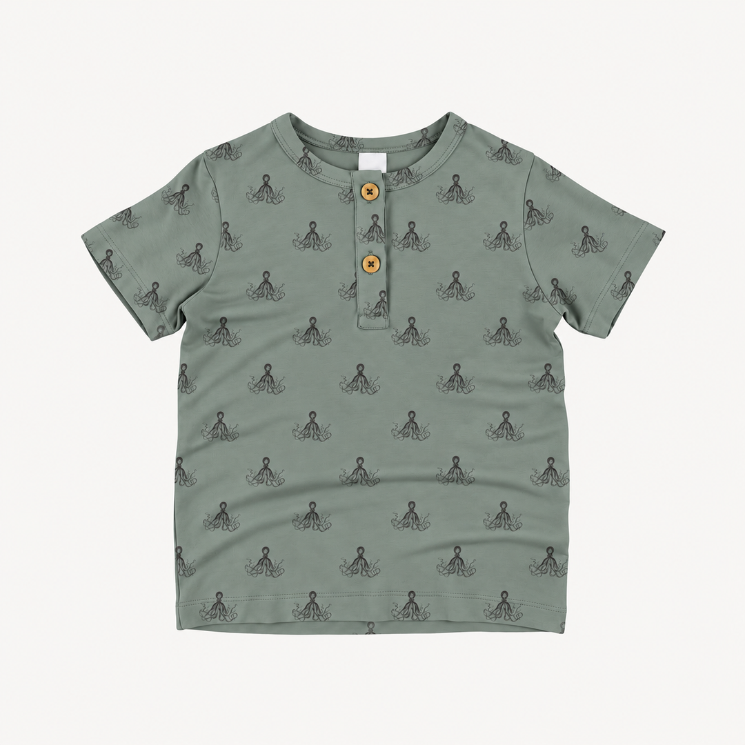 PREORDER short sleeve monty tee | octopus | modal