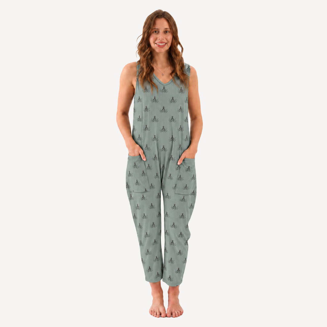 PREORDER womens relaxed romper | octopus | modal