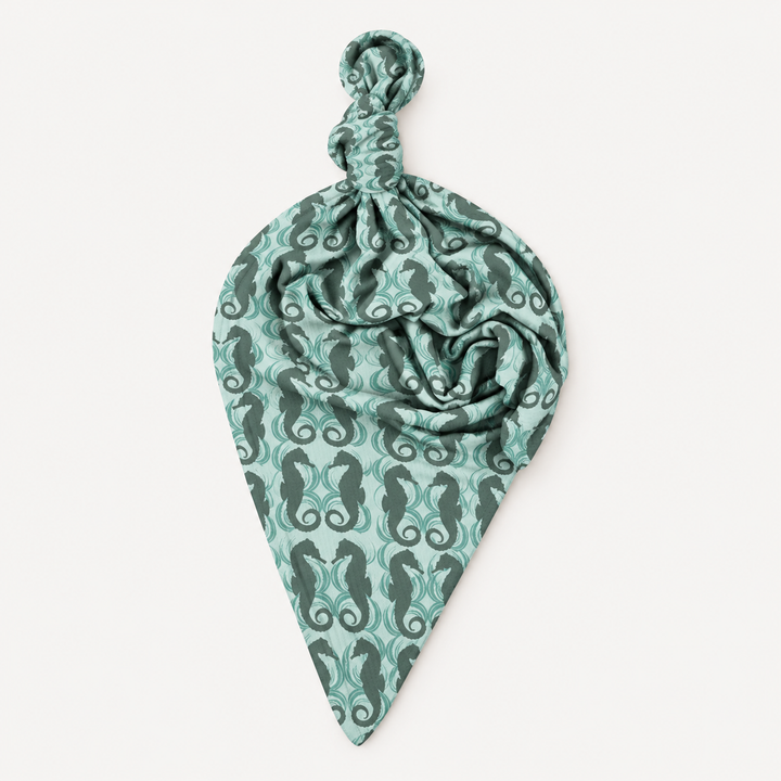 PREORDER classic single layer blanket | seahorse | modal