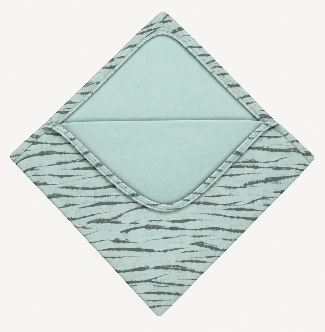 PREORDER double layer blanket | forest wave shibori | modal