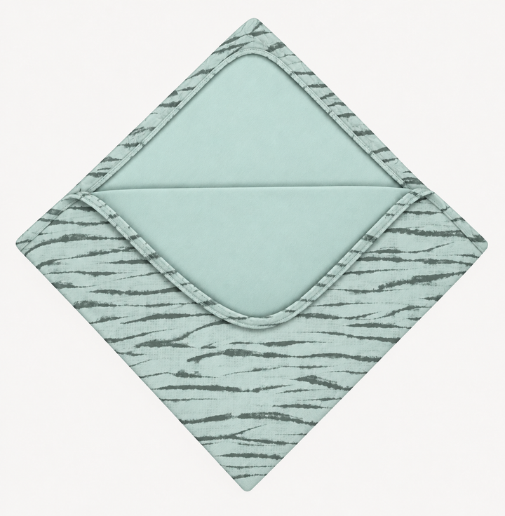 PREORDER double layer blanket | forest wave shibori | modal