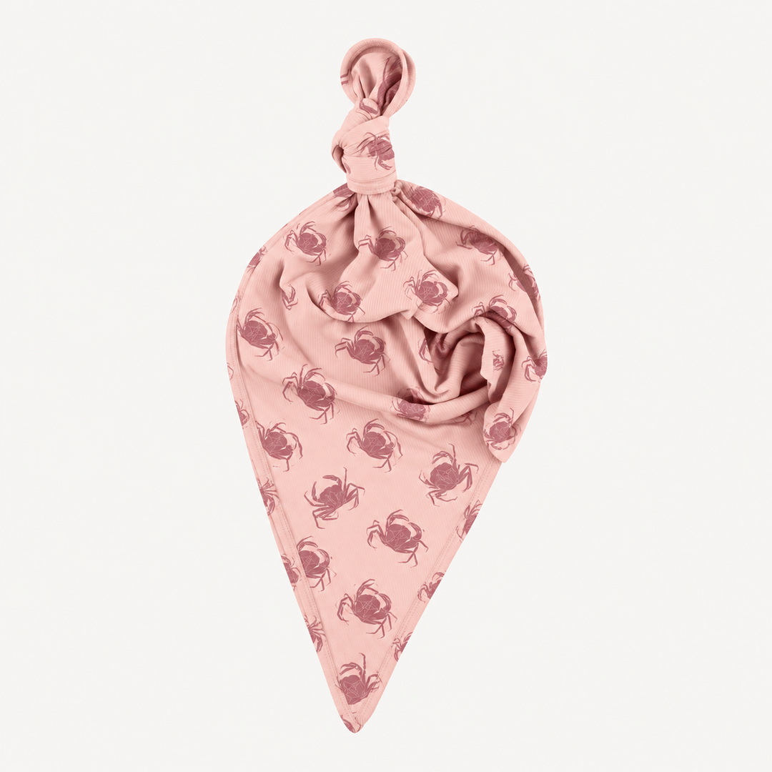 PREORDER classic single layer blanket | pink crab | modal