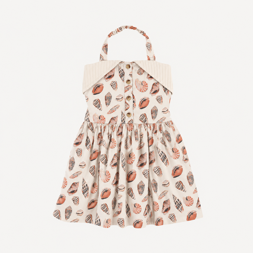 PREORDER halter dress | seashell | modal