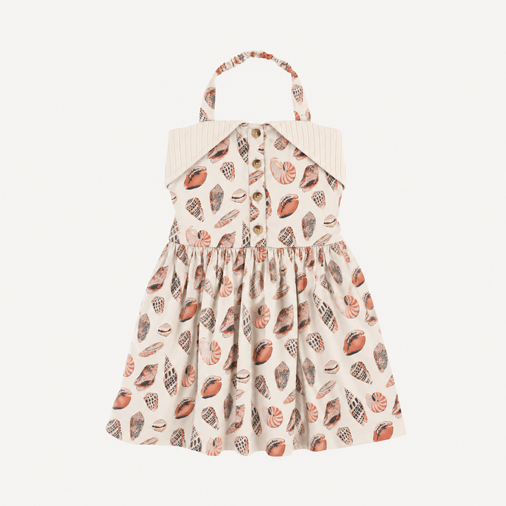 PREORDER halter dress | seashell | modal