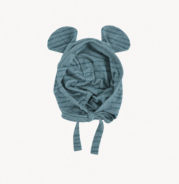 PREORDER bear hat | arctic wave shibori | modal