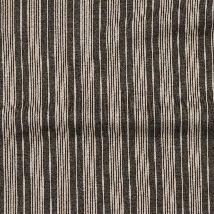 short sleeve basic henley tee | gray vintage mattress stripe | bamboo