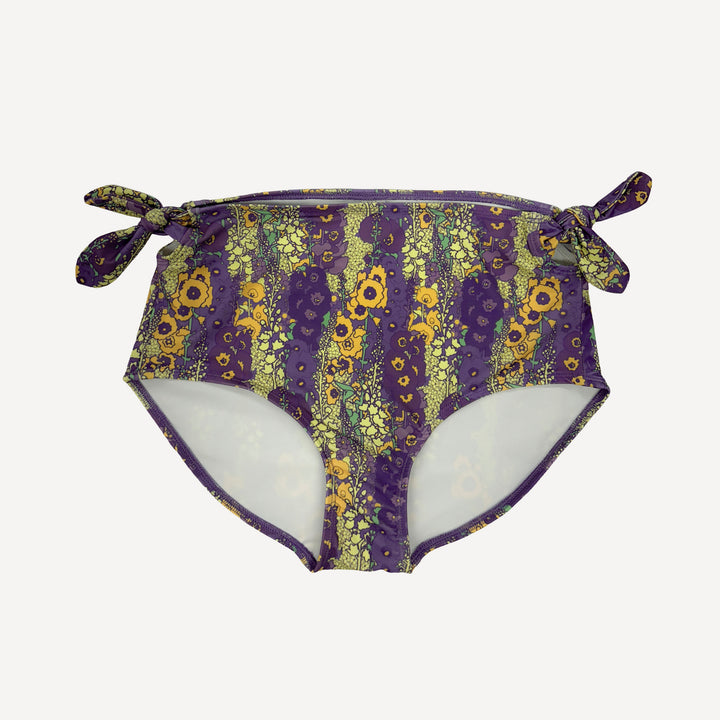 womens tie two piece swimsuit | violet hollyhock | swim