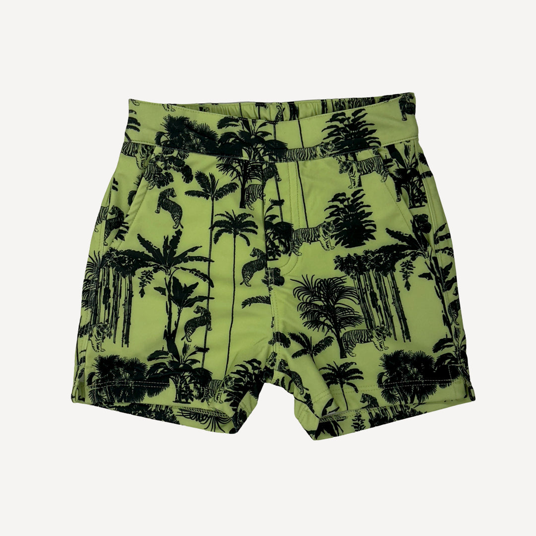 pocket board short | lime jungle | swim