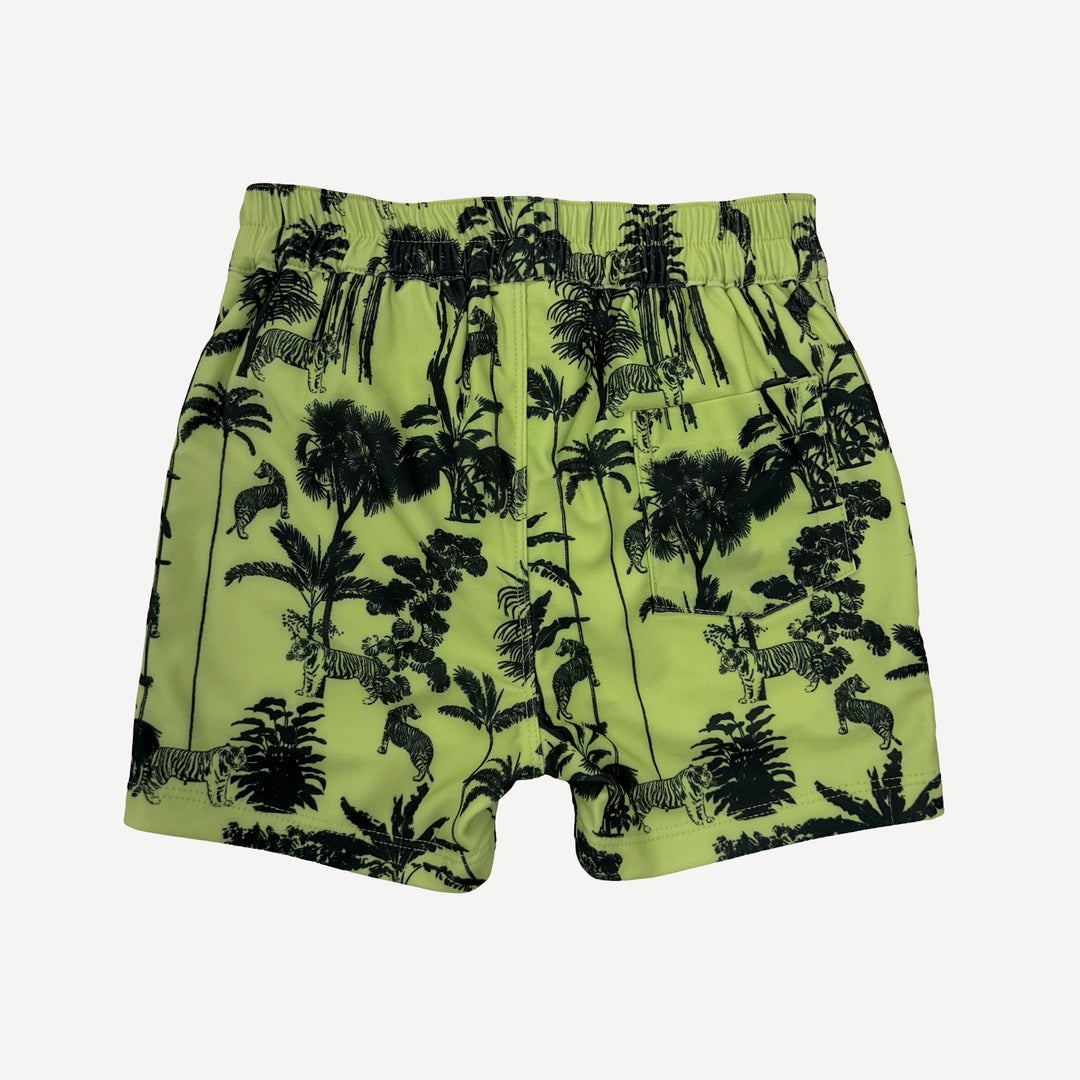 pocket board short | lime jungle | swim