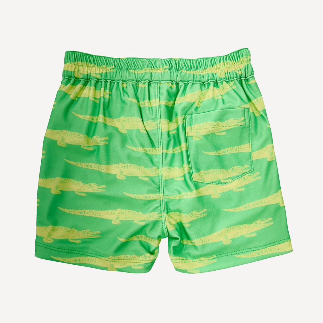 pocket board short | alligator | swim