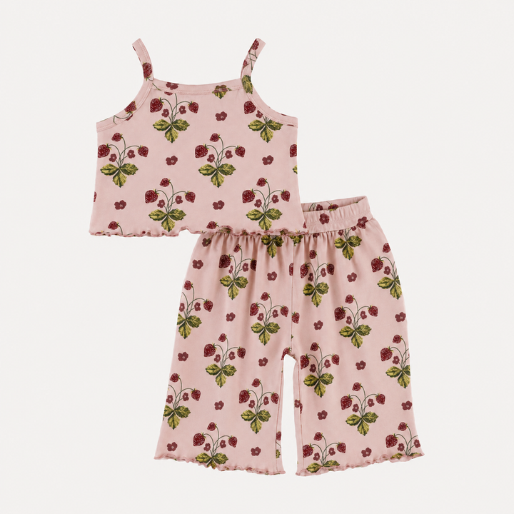 PREORDER jade set | mauve chalk strawberry | organic cotton interlock