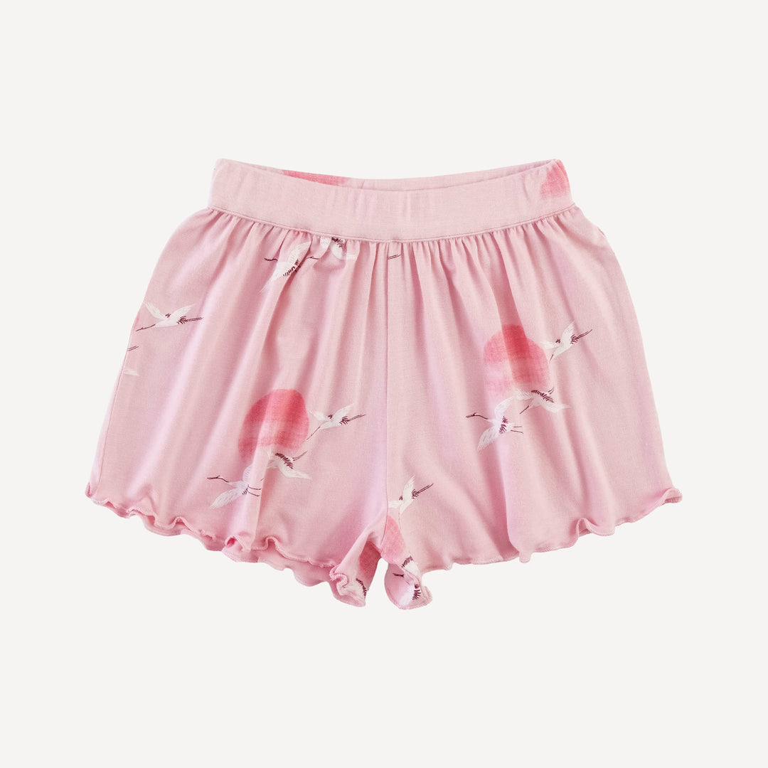 jade short set | pink crane | modal