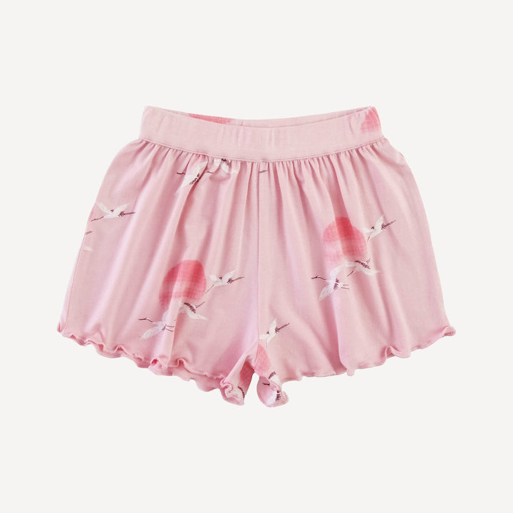 jade short set | pink crane | modal
