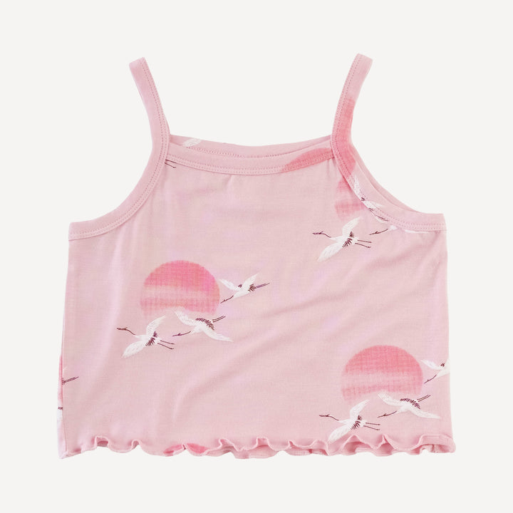 jade short set | pink crane | modal
