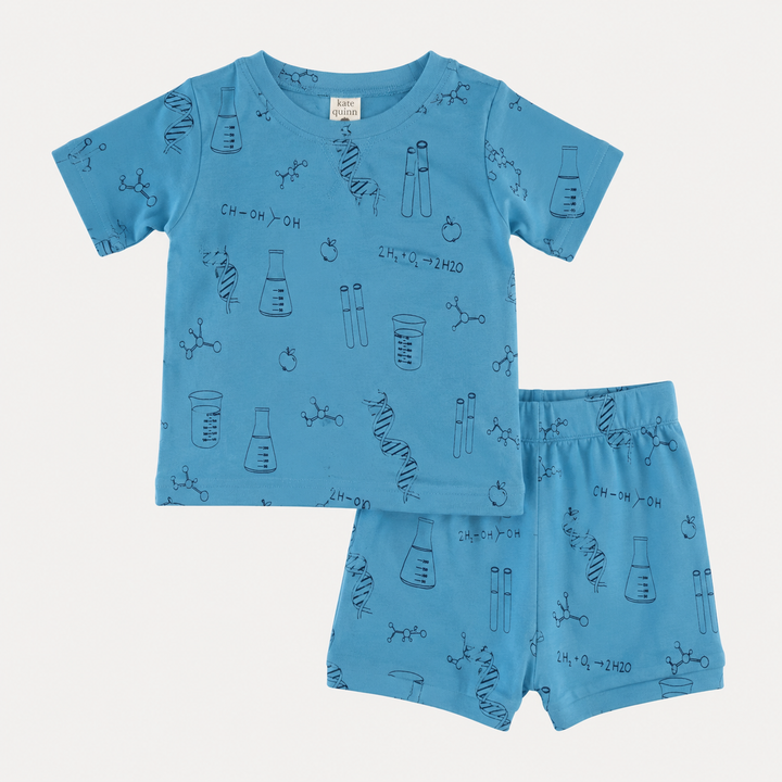 PREORDER jamie set | blue chemistry | organic cotton interlock