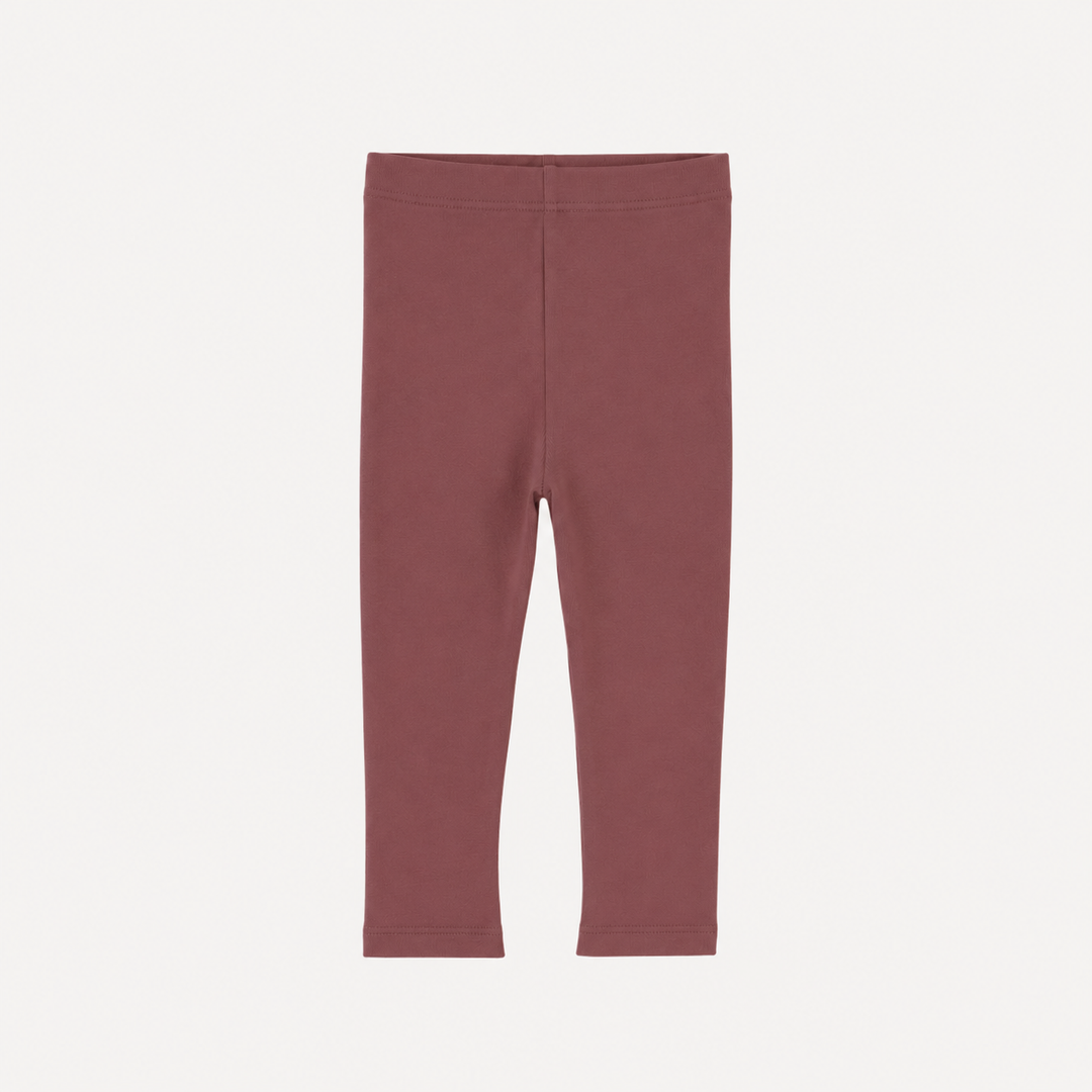 PREORDER classic skinny legging | apple butter | organic cotton interlock