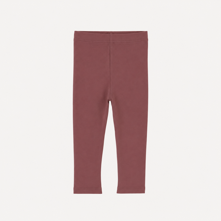 PREORDER classic skinny legging | apple butter | organic cotton interlock