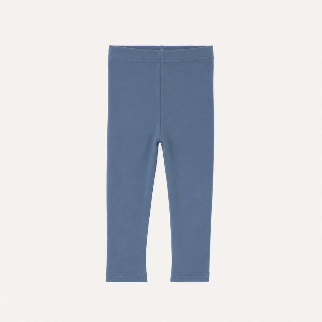 PREORDER classic skinny legging | blue lake | organic cotton interlock