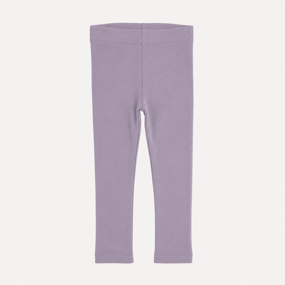 PREORDER classic skinny legging | dusty lavender | organic cotton interlock