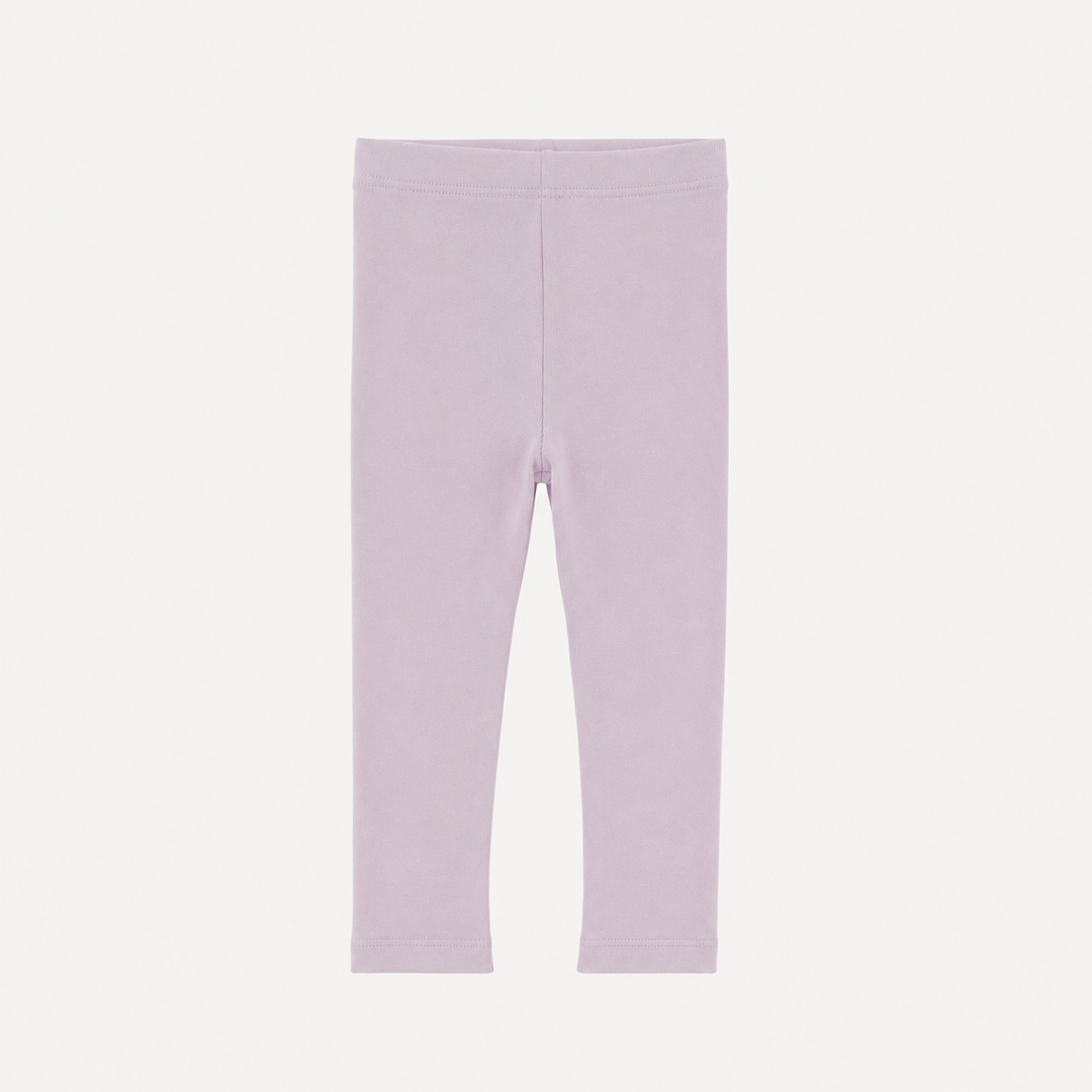PREORDER classic skinny legging | pale orchid | organic cotton interlock