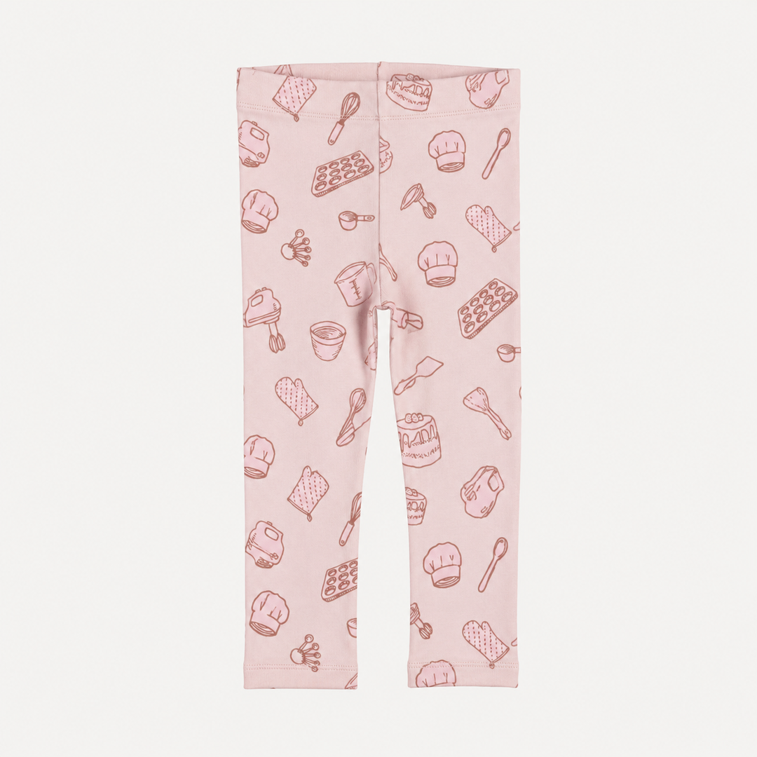 PREORDER classic skinny legging | pink baking | organic cotton interlock