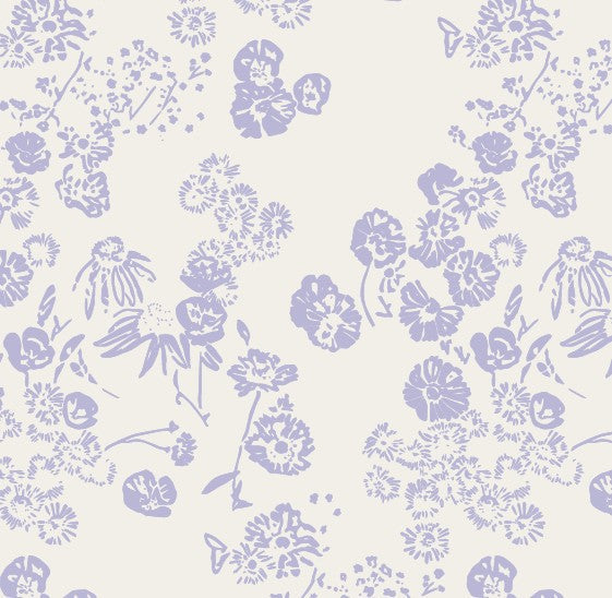 womens spaghetti tie winnie dress | lilac scatter | organic cotton jersey