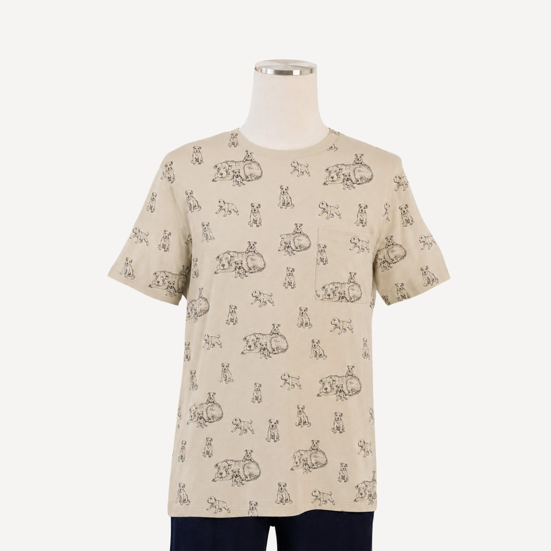 PREORDER mens short sleeve pocket tee | pit bulls | bamboo