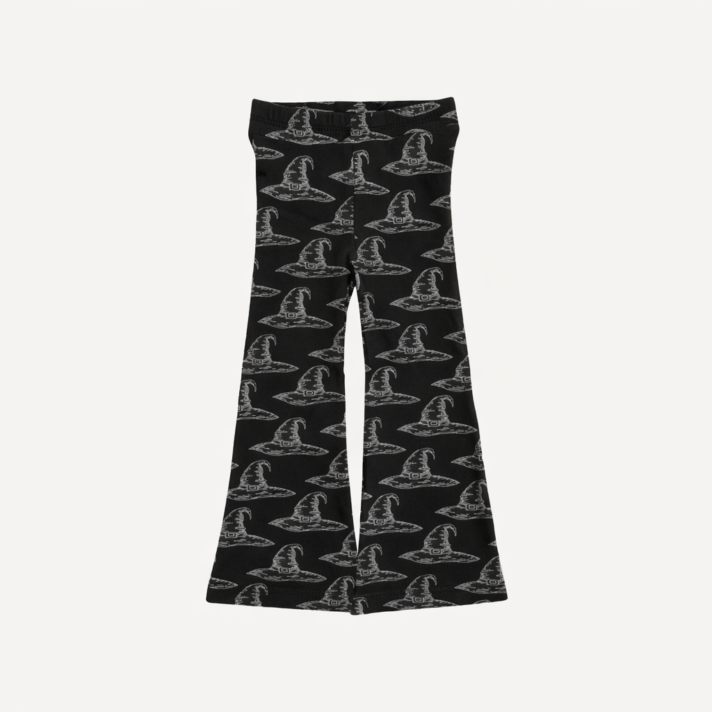 flare leg pant | witch hat | organic cotton interlock