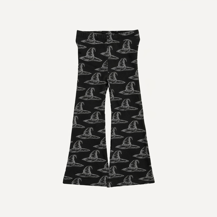 flare leg pant | witch hat | organic cotton interlock