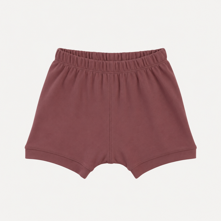 PREORDER classic panda short | apple butter | organic cotton interlock