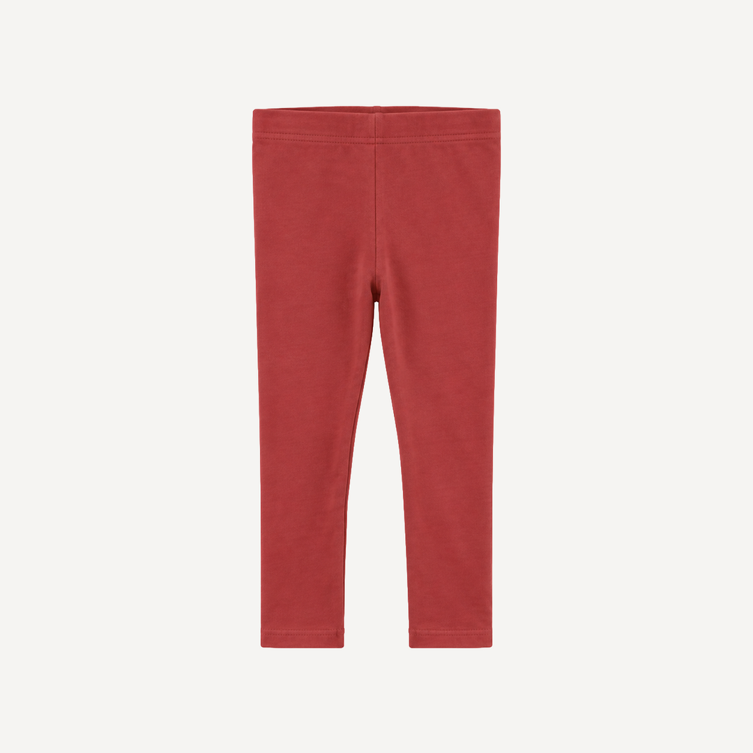 PREORDER classic skinny legging | pom red | modal