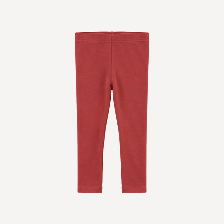 PREORDER classic skinny legging | pom red | modal