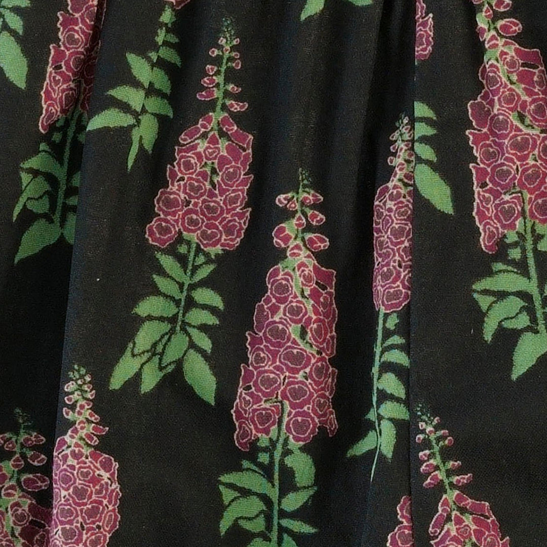 womens spaghetti tie winnie dress | red foxglove | organic cotton gauze