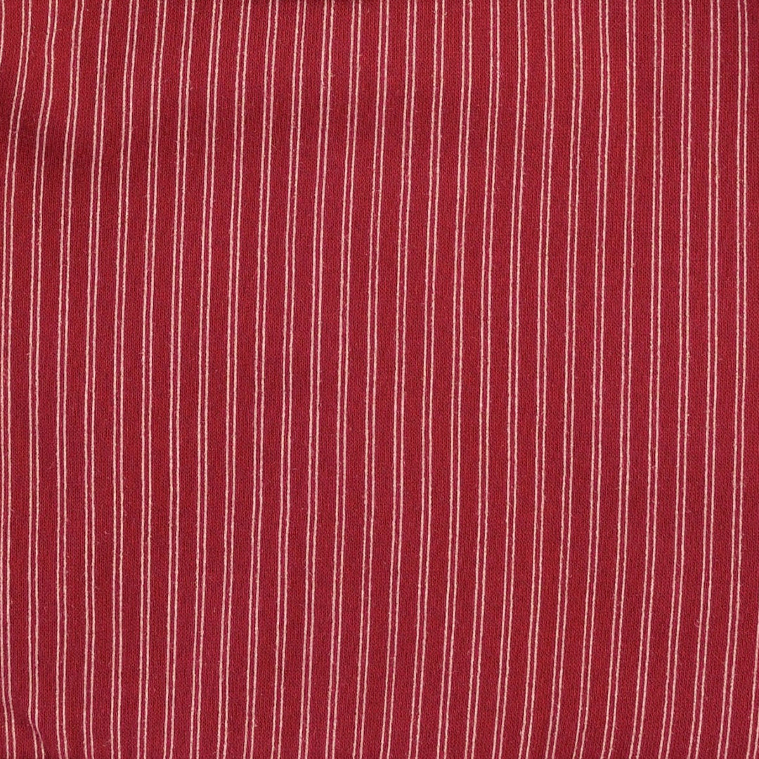 shacket | red pinstripe | loop sweat