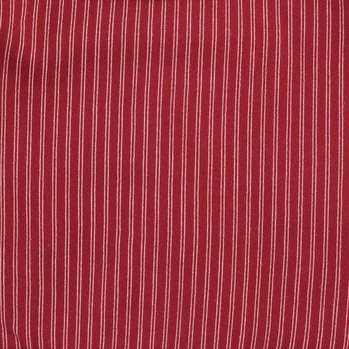 flare pintuck pant | red pinstripe | loop sweat