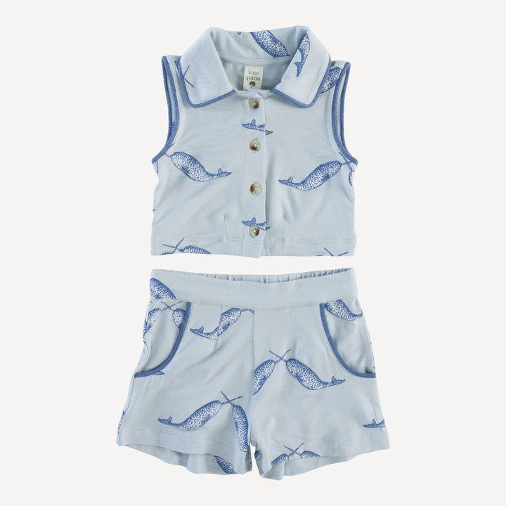 ostara set | blue narwhal | bamboo