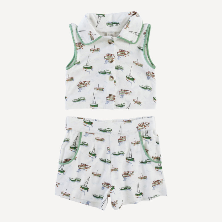 ostara set | mediterranean boats | bamboo