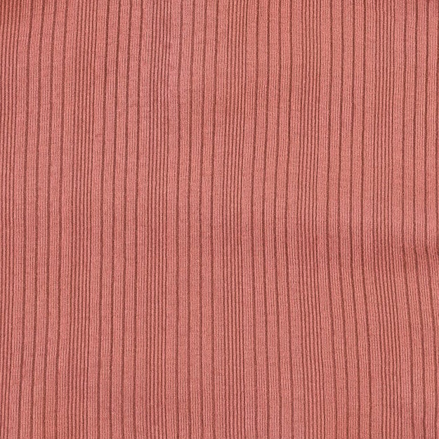 bike short | rose | organic cotton multi rib