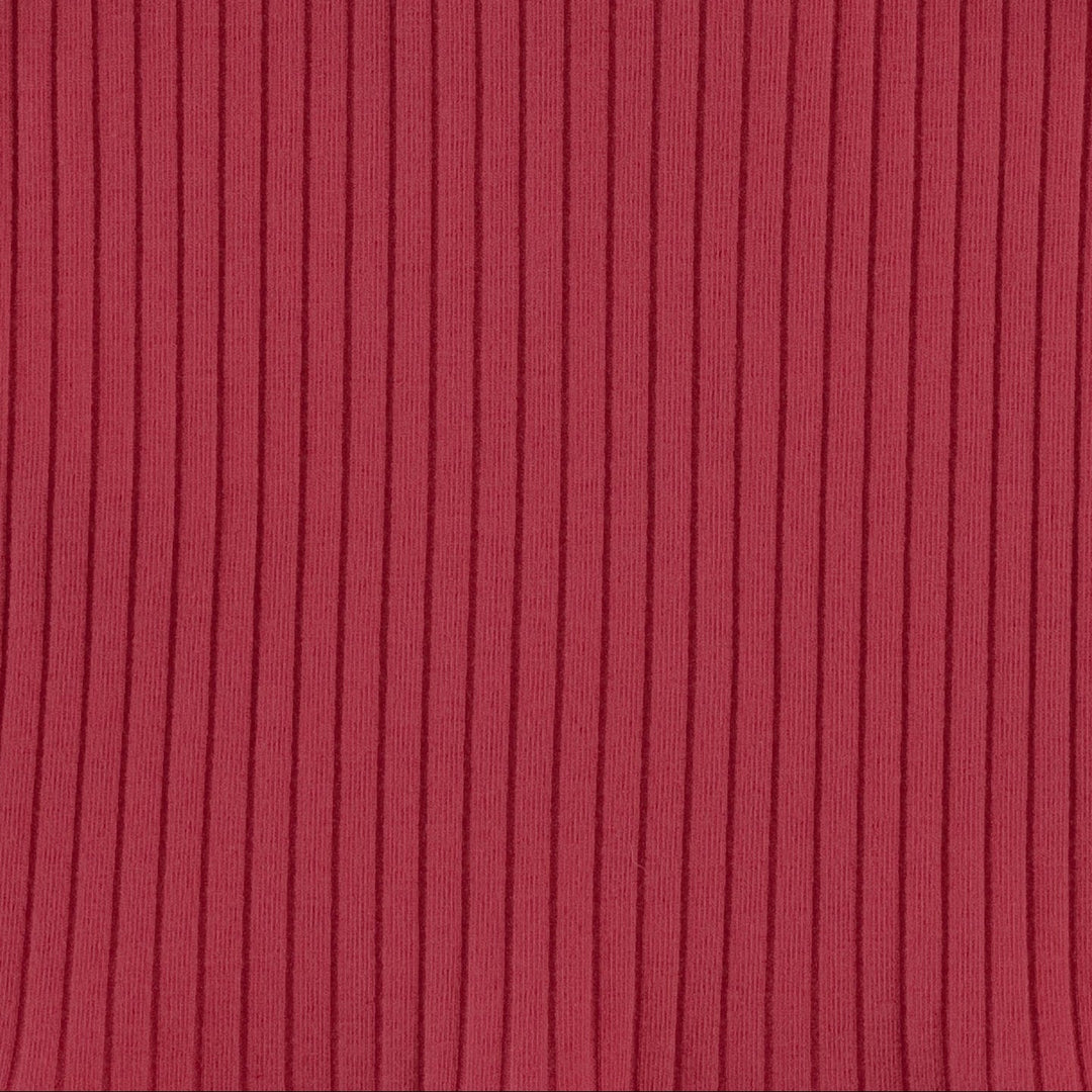 motorcycle jacket | savvy red | organic cotton wide rib