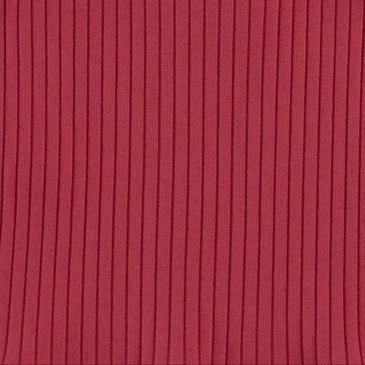 motorcycle jacket | savvy red | organic cotton wide rib