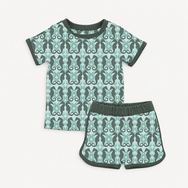 PREORDER ivan short set | seahorse | modal
