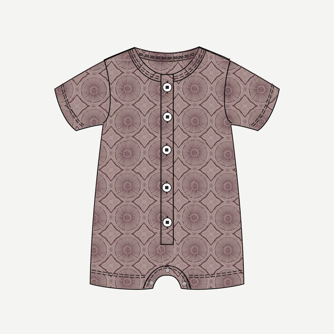 PREORDER short sleeve button shortie | doe batik | modal