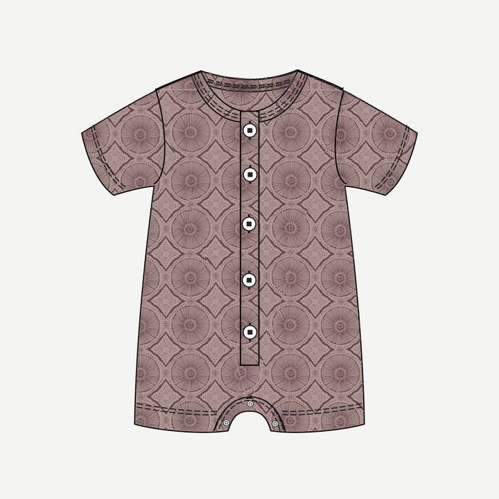 PREORDER short sleeve button shortie | doe batik | modal
